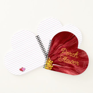 Carnet Fleur de porche / Original / Coeur