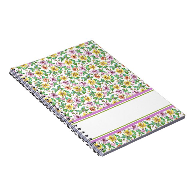 Carnet Fleur de printemps (Côté Droit)