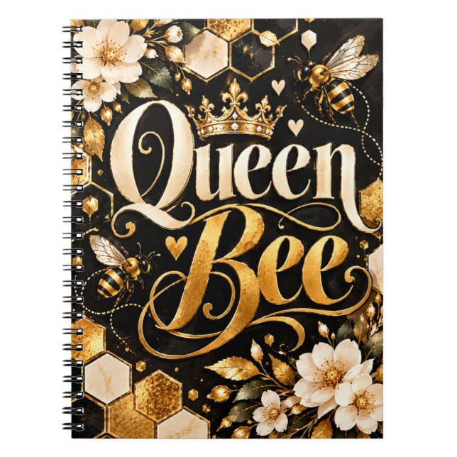 Carnet Fleur de Reine Abeille (Devant)