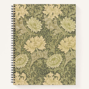 Carnet Fleur de Sauge Chrysanthème de William Morris