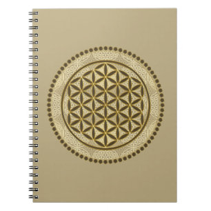 Carnet FLEUR DE VIE - Art du Symbole de Géométrie Sacrée