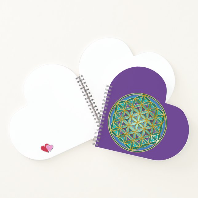 Carnet FLEUR DE VIE - Conception de Géométrie Sacrée 1 (Intérieur)