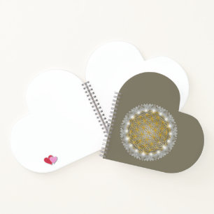 Carnet FLEUR DE VIE - Géométrie sacrée Lumière 1