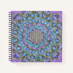 Carnet Fleur de Vie - Mandala de style indien 2