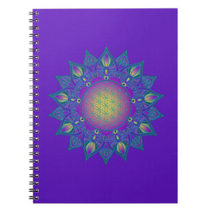 Carnet Fleur De Vie - Mandala Indien 3