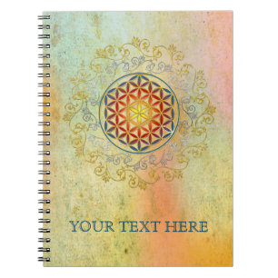 Carnet Fleur de Vie - Ornements Vintage Mandala 1