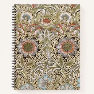 Carnet Fleur de vigne botanique Corncockle de William Mor