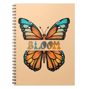 Carnet Fleur - Design papillon