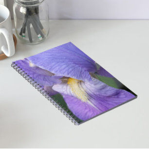 Carnet Fleur d'Iris Pourpre Florale