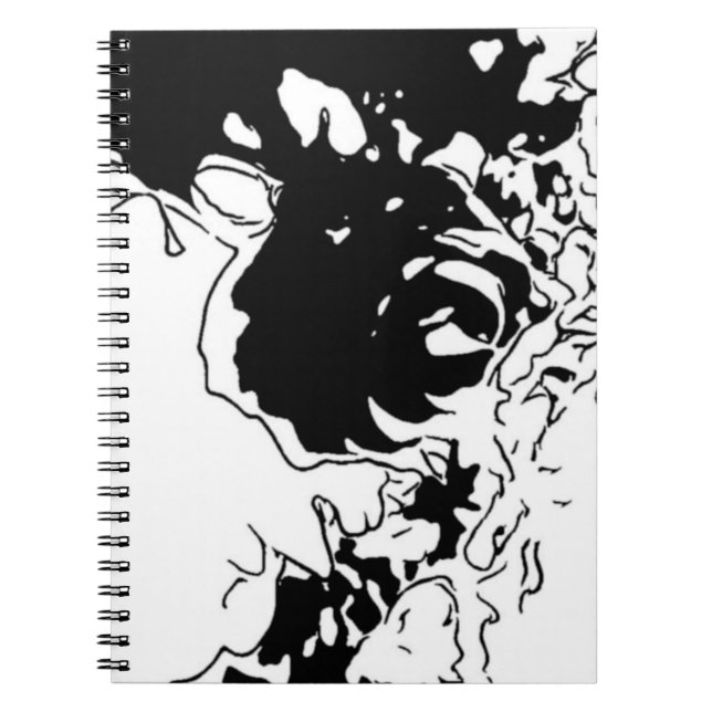 Carnet Fleur Doodle (Devant)