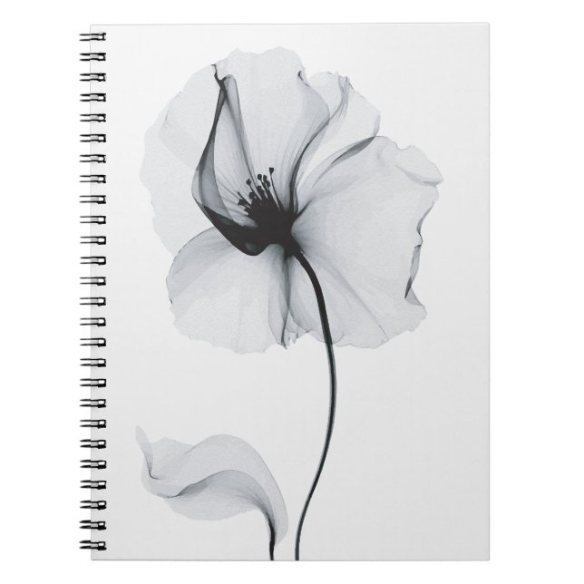 Carnet Fleur Éclatante : Reflet Radieux de la Nature (Devant)
