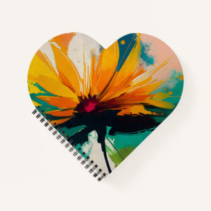 Carnet Fleur énigmatique – Une danse de couleur et de mou