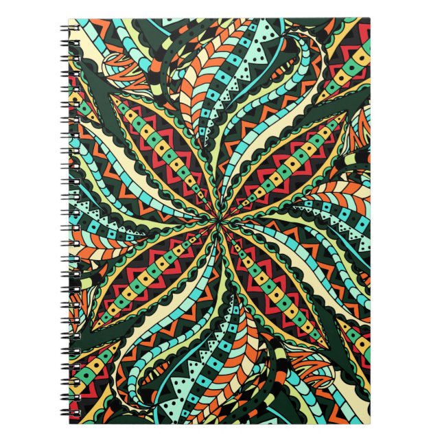 Carnet Fleur et Glamour Sans Couture Stylé          (Devant)