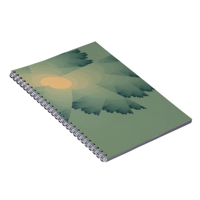 Carnet Fleur fractale (Côté Droit)