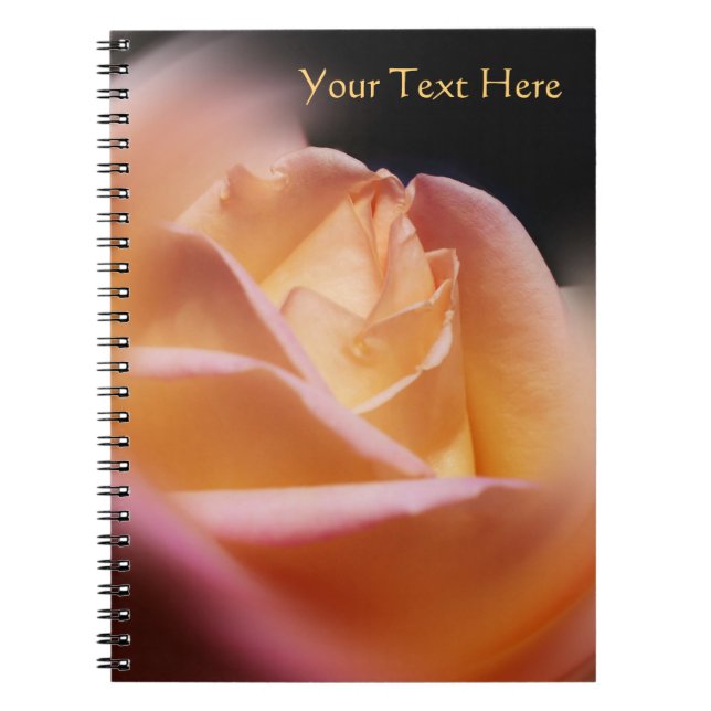 Carnet Fleur Jaune Rosebud (Devant)