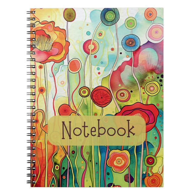 Carnet Fleur Lumineux (Devant)