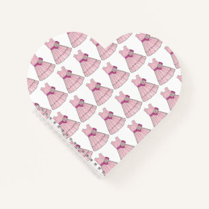 Carnet Fleur personnalisée Fille rose Gown mariage