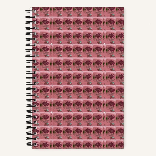 Carnet Fleur rose (Recto)