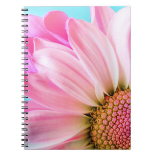 Carnet Fleur rose