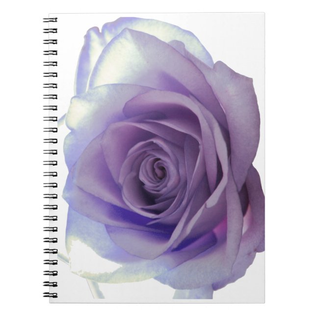 Carnet Fleur Rose violet (Devant)
