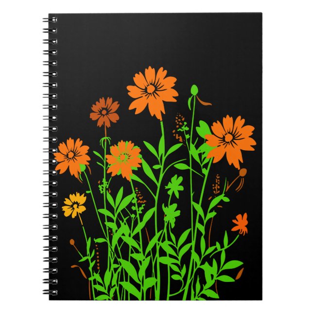 Carnet Fleur sauvage-79156 (Devant)
