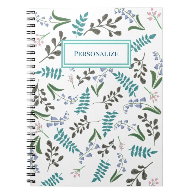 Carnet Fleur sauvage de la spirale (Devant)