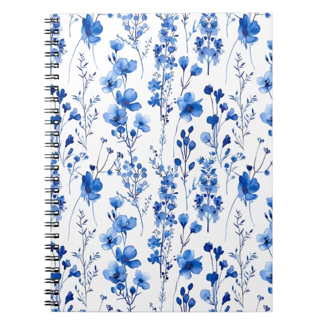 Carnet Fleur sauvage du papier Motif-98186 (Devant)