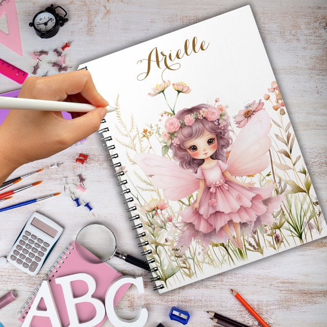Carnet Fleur sauvage fantaisiste pastel de fée  (Créateur téléchargé)