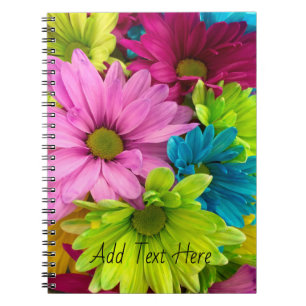 Carnet Fleur vive - Art floral coloré