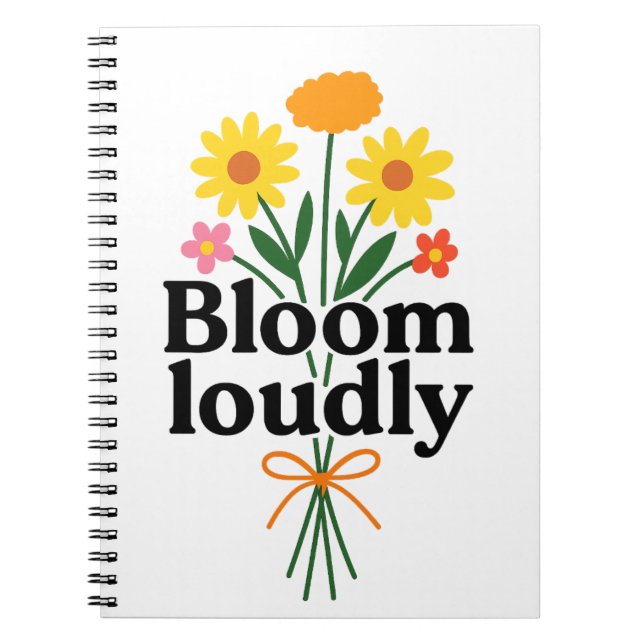 Carnet Fleurir bruyamment  (Devant)