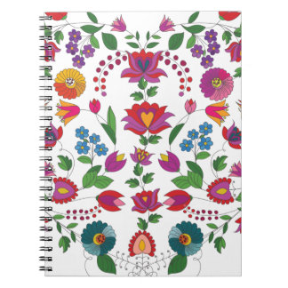 Carnet Fleuris Colorés Kalocsa