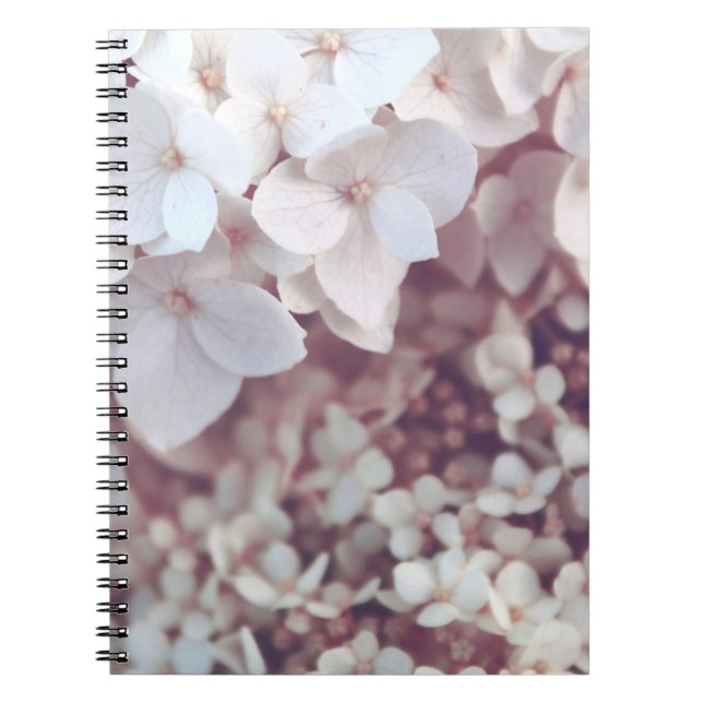 CARNET FLEURS BLANCHES (Devant)
