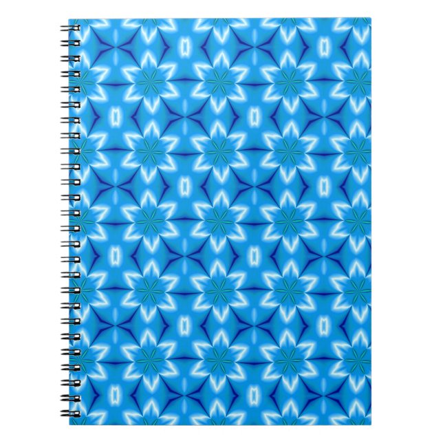 Carnet Fleurs blanches gelées (Devant)