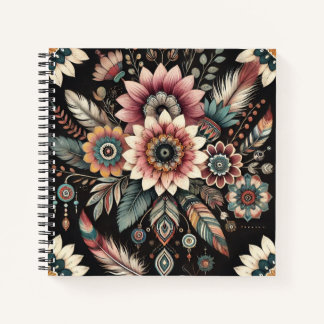 Carnet Fleurs Bohèmes du Soir