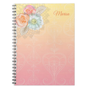 Carnet Fleurs colorées