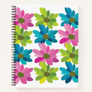 Carnet Fleurs colorées Fleurs