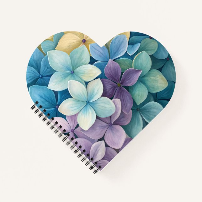 Carnet Fleurs colorées naturelles  (Devant)