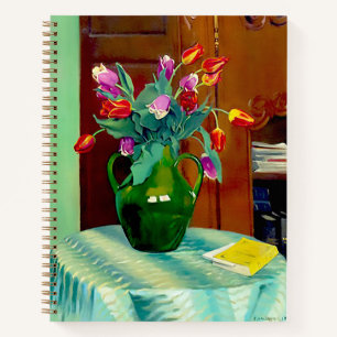 Carnet Fleurs dans Vase 1912 par Felix Vallotton