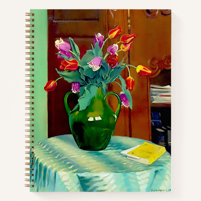 Carnet Fleurs dans Vase 1912 par Felix Vallotton (Devant)
