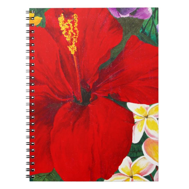Carnet "Fleurs de Aloha " (Devant)