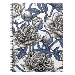 Carnet Fleurs de cendres blanches