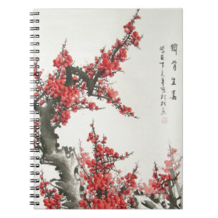 Carnet Fleurs de cerisier chinoises