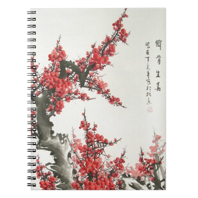 Carnet Fleurs de cerisier chinoises (Devant)