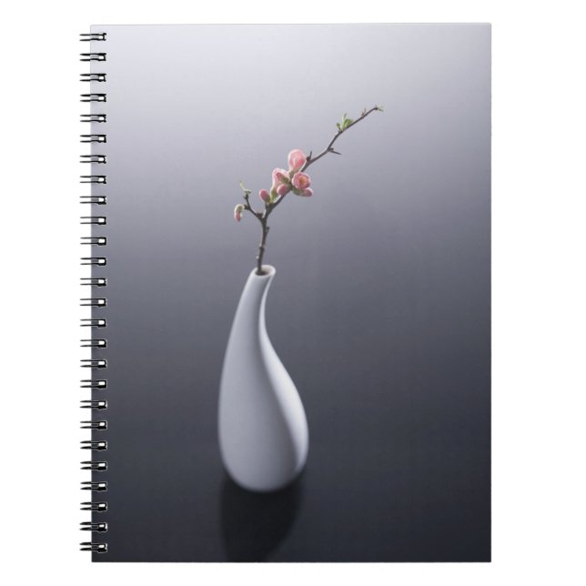 Carnet Fleurs de cerisier dans le vase (Devant)
