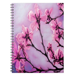 Carnet Fleurs de cerisier roses
