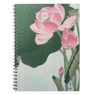 Carnet Fleurs de lotus en fleurs