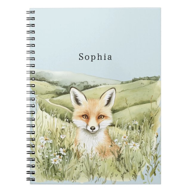 Carnet Fleurs de pâquerette renard (Devant)