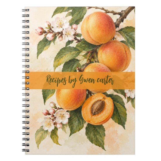 Carnet Fleurs de pêcher (Devant)