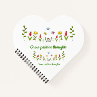 Carnet Fleurs de pensées positives