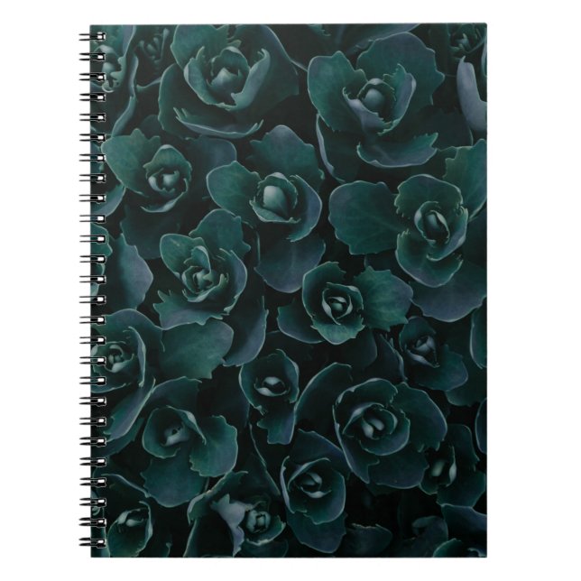CARNET FLEURS DE PÉTAL GRIS EN BLOOM (Devant)